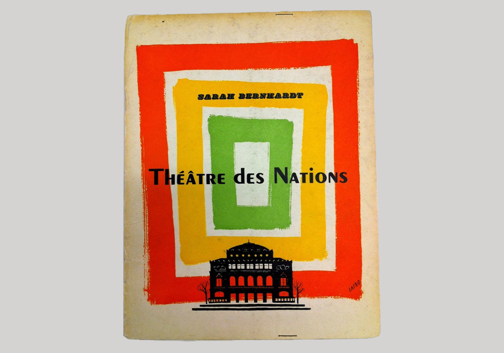 Théâtre des Nations书籍封面(法国，1960年)
